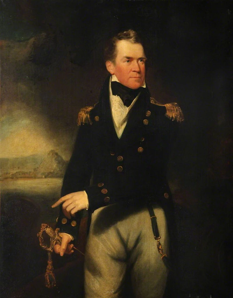 Ritratto del Captain Sir George Ralph Collier (1774 - 1824), Royal Museums Greenwich, William Beechey